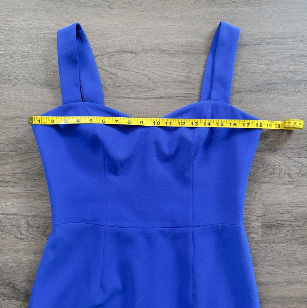 Dress the Population Electric Blue Nicole Midi Dress Size Large - Picture 7 of 14